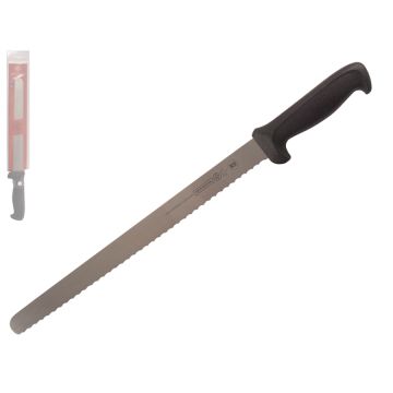 Mundial 5600 Series 14" Serrated Edge Slicing Knife (Black Handle)