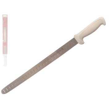 Mundial 5600 Series 14" Hollow Edge Slicing Knife (White Handle)