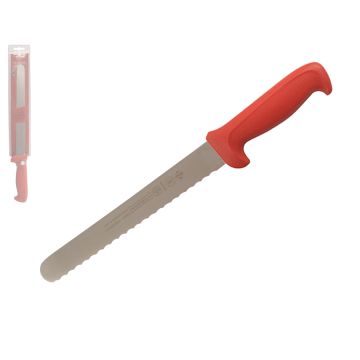 Mundial 5600 Series 8" Serrated Edge Slicing Knife (Red Handle)