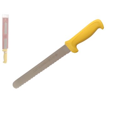Mundial 5600 Series 8" Serrated Edge Slicing Knife (Yellow Handle)