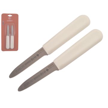5670 3" NARROW CLAM KNIFE WHITE 2/CARD