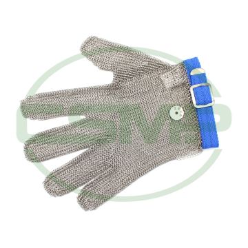 ZEVA 5 FINGER CHAINMAIL GLOVE BLUE LARGE