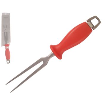 ZEVA INDUSTRIAL CARVING FORK RED