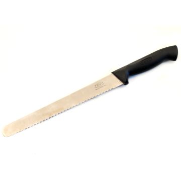ZEVA IND 10" SERRATED SLICER/BREAD BLACK