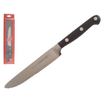 Mundial 5100 Series 5" Serrated Edge Steak Knife (Black Handle)