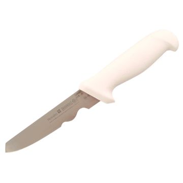 Mundial 5500 Series 5" Double Notched Boning Knife (White Handle)