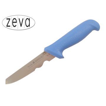Mundial 5500 Series 5" Double Notched Boning Knife (Light Blue Handle)