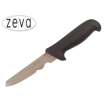 Mundial 5500 Series 5" Double Notched Boning Knife (Black Handle)