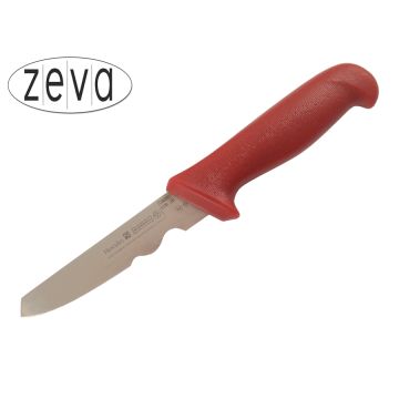 Mundial 5500 Series 5" Double Notched Boning Knife (Red Handle)