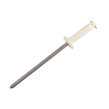 5540-10" SHARPENING STEEL - WHITE HANDLE