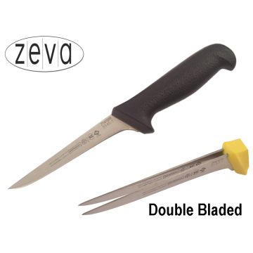 Mundial 5500 Series 5" Double Bladed Boning Knife (Black Handle)