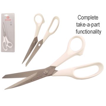 5560 8-1/2" SCISSOR WHITE HANDLE