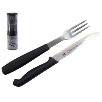 6629 4-1/4" 12PCSET (6x KNIVES & FORKS)