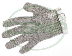 ZEVA 5 FINGER CHAINMAIL GLOVE WHITE SMALL