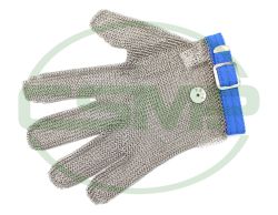 ZEVA 5 FINGER CHAINMAIL GLOVE BLUE LARGE