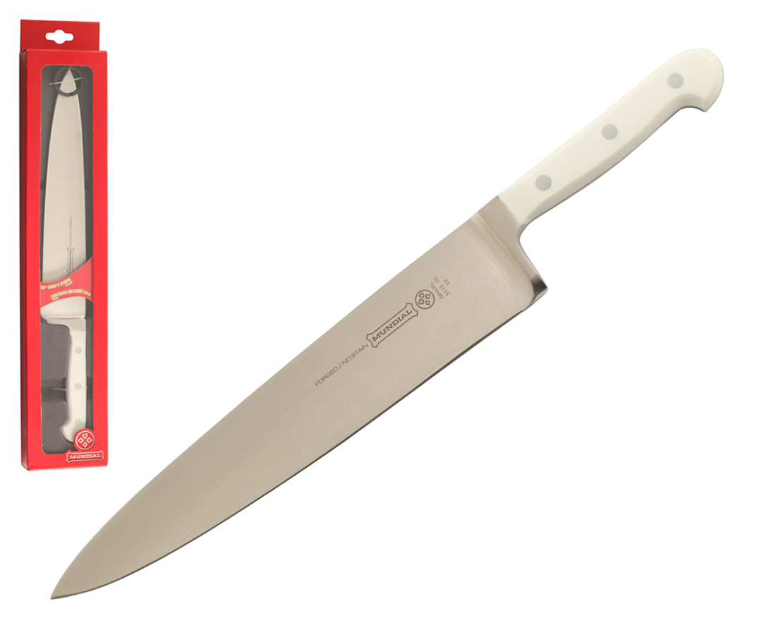 Mundial 5100 Series 10" Chef's Knife (White Handle)