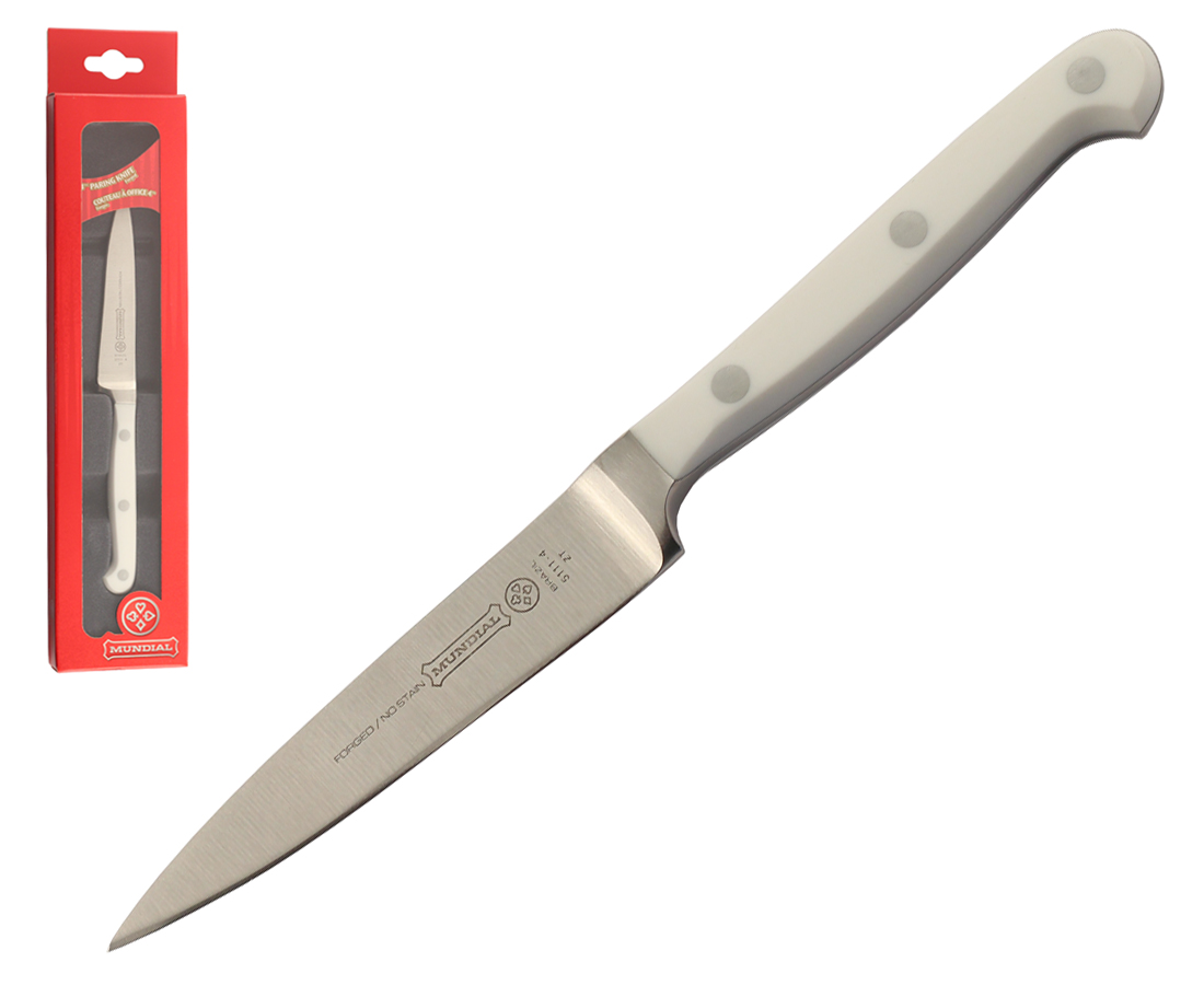 Mundial 5100 Series 4" Paring Knife (White Handle)