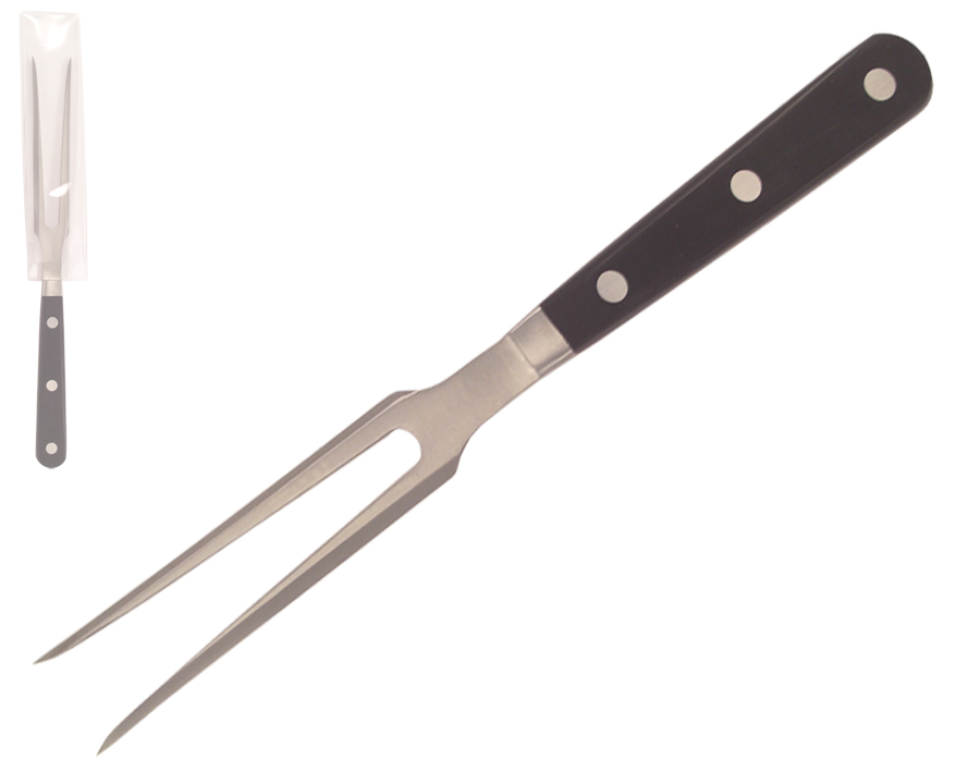 ZEVA INDUSTRIAL 6" FORGED FORK BLACK